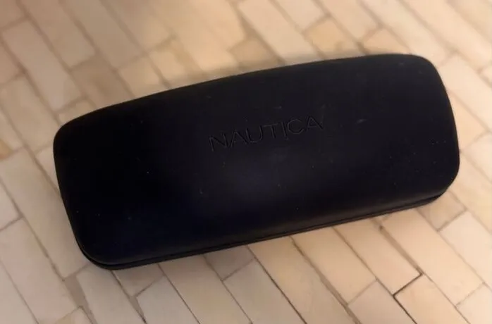 Nautica Black Hard Shell Eyeglasses Case