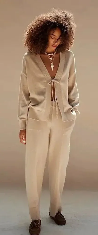 NWOT Free People Solar Sweater Set