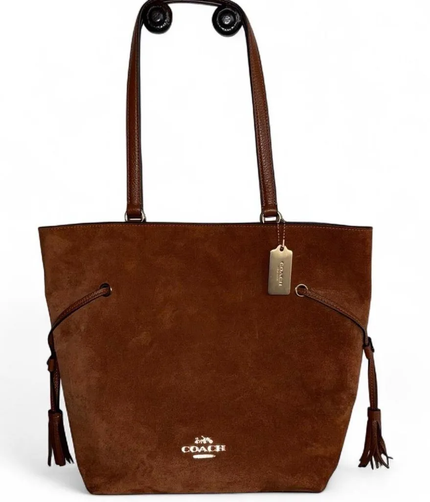 Coach Andy Suede Tote Bag