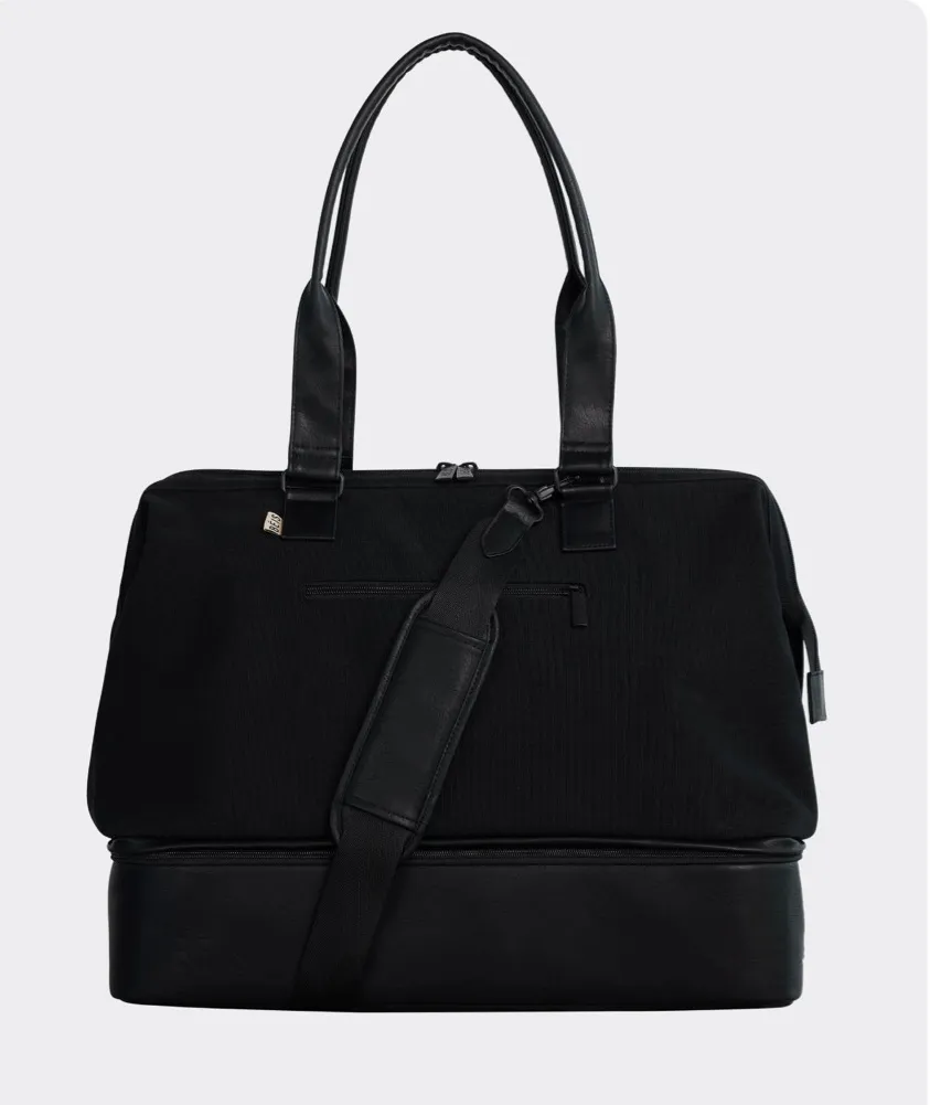 BEIS Weekender Black Bag