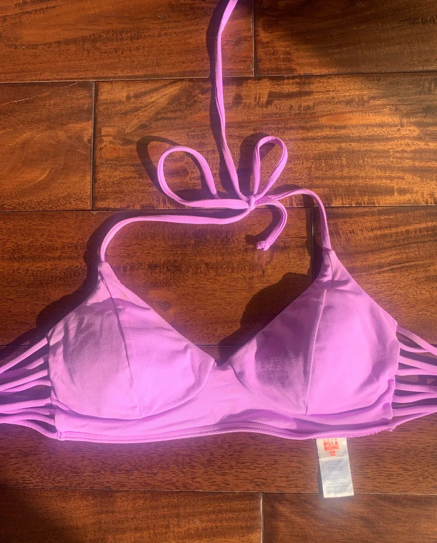 purple bikini top