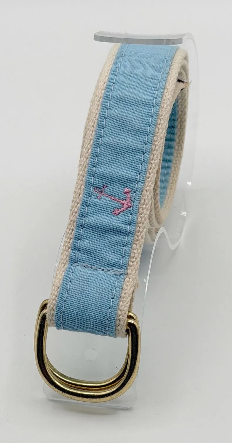 Parrott Canvas Co Women S Blue Beige Nautical Anchor D