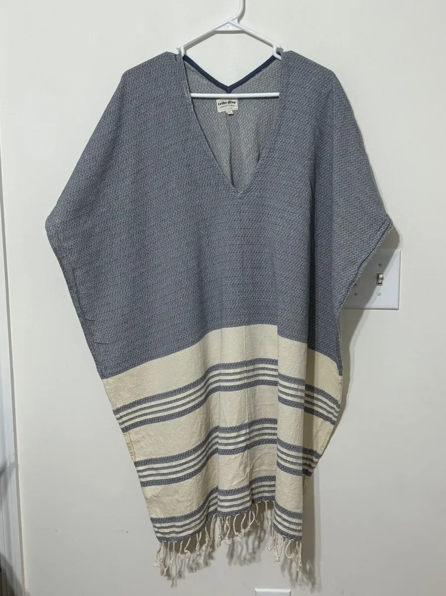 Tribe Alive Cover-Up Tunic Top Beach Pool Resort One Size
