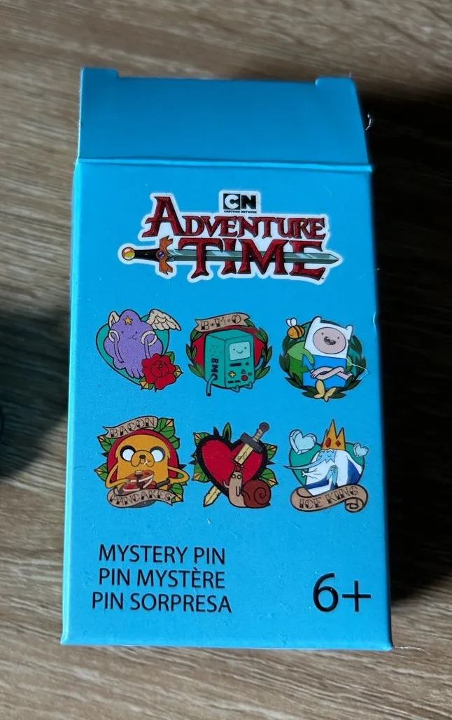 Loungefly Adventure Time Character Tattoo Blind Box Enamel Pin Blue