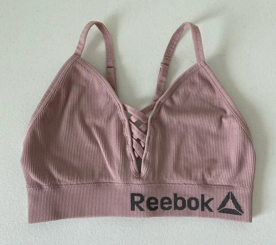 NWOT | Reebok women’s plunge bralette sports bra — small