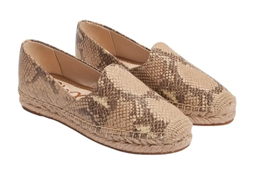 Sam Edelman Kesia leather slip on Espadrille flat loafer size 6.5M