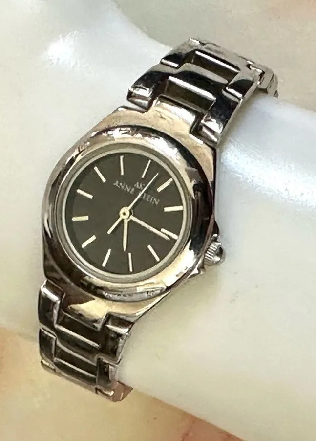 Anne Klein silver tone watch