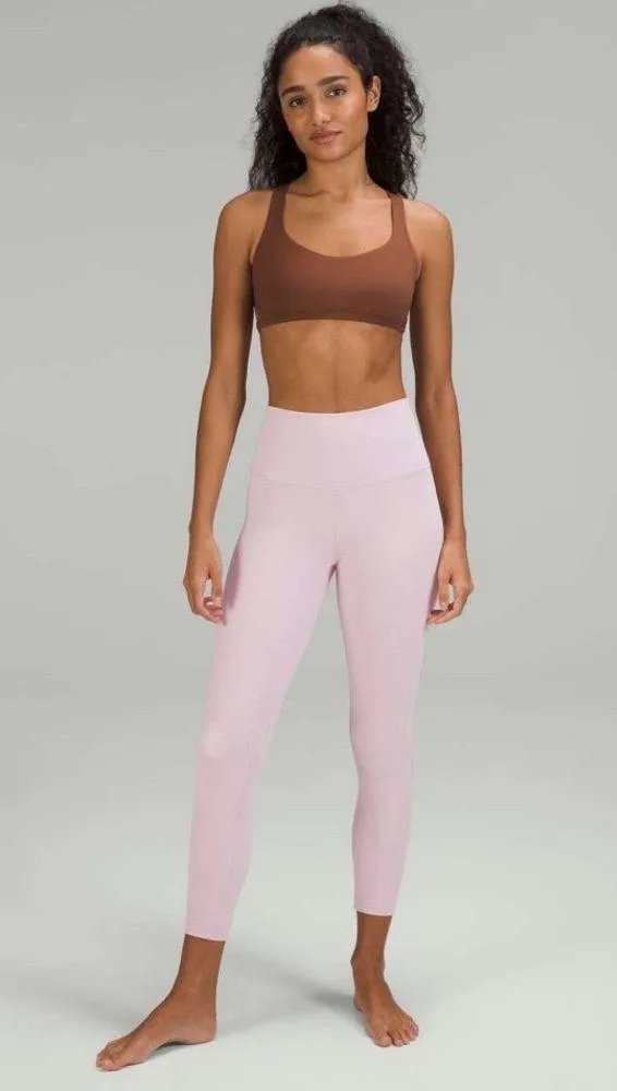 Lululemon Align High-Rise Pant 25" Double Lined Nulu in Pink Peony W5CTCS