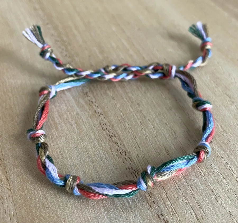 Prue Bracelet anklet trendy comfortable tie embroidery thread woven gift