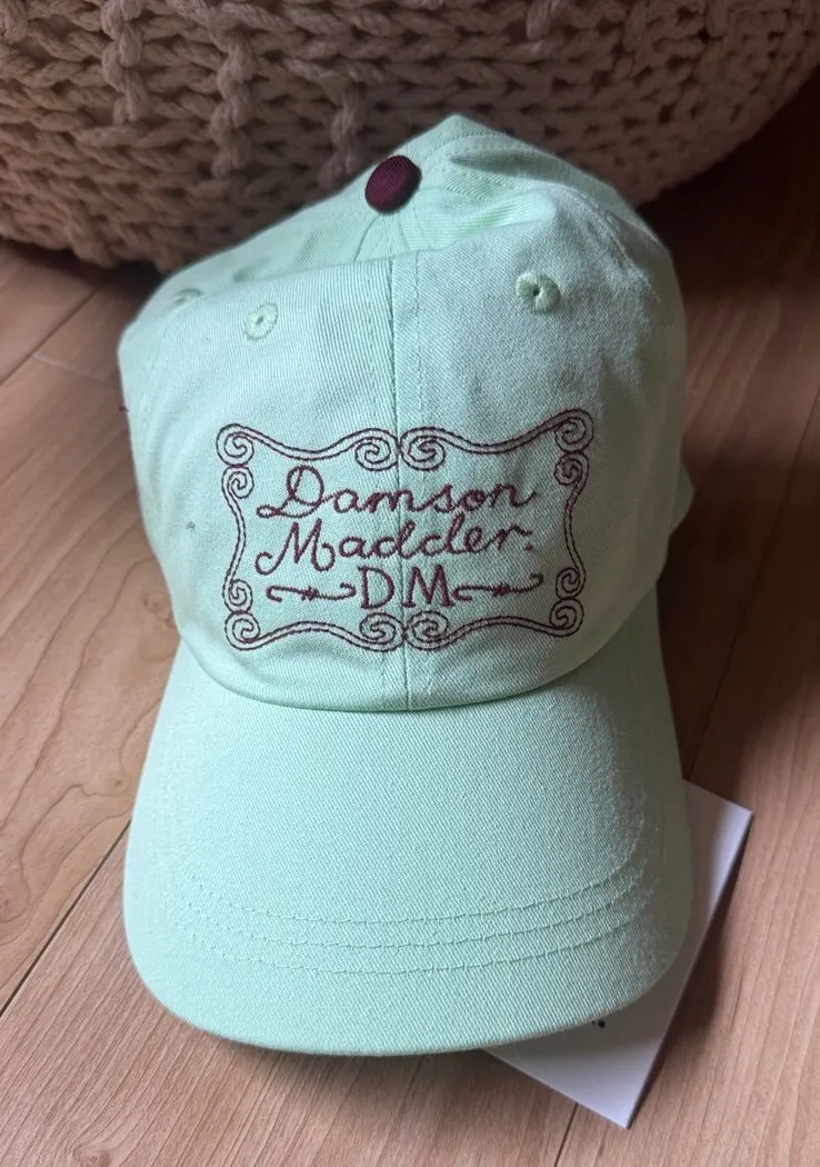 Damson Madder Mint Green Logo Baseball Cap