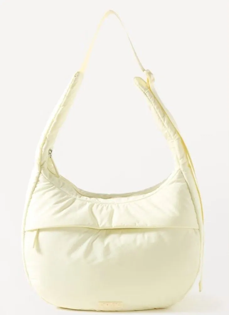 Athleta All About Medium Crossbody Hobo Bag Glow Yellow