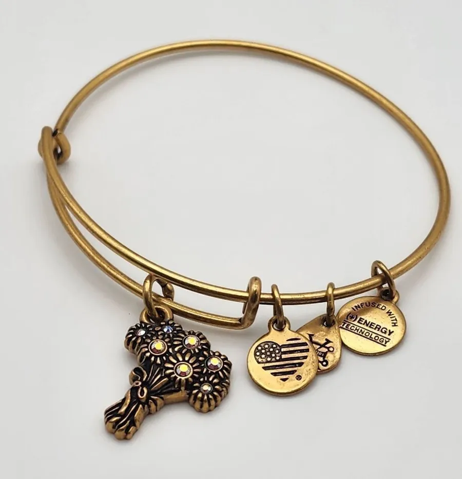 Alex & Ani I Pick You Flower Bouquet Bracelet