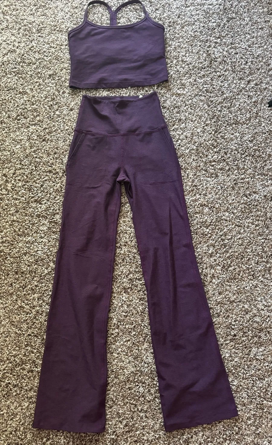Beyond Yoga Spacedye Purple Set