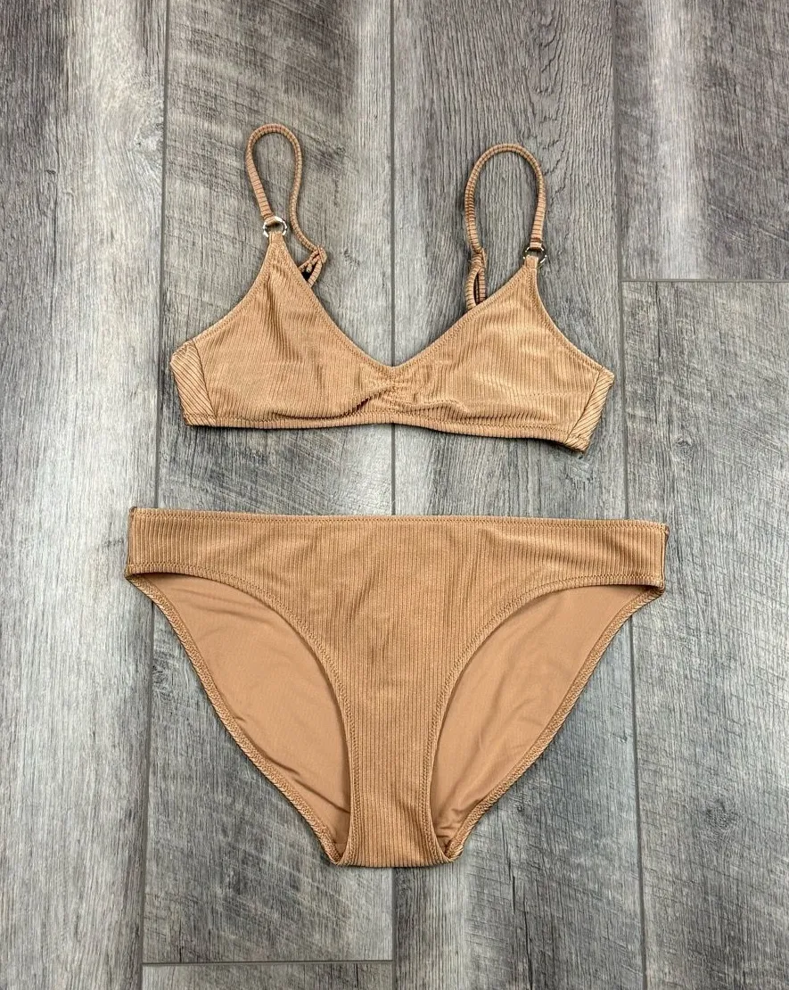Aerie Tan Bikini Set