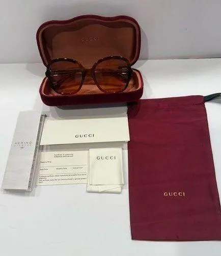 GUCCI GG1178S 004 Butterfly Sunglasses NWT