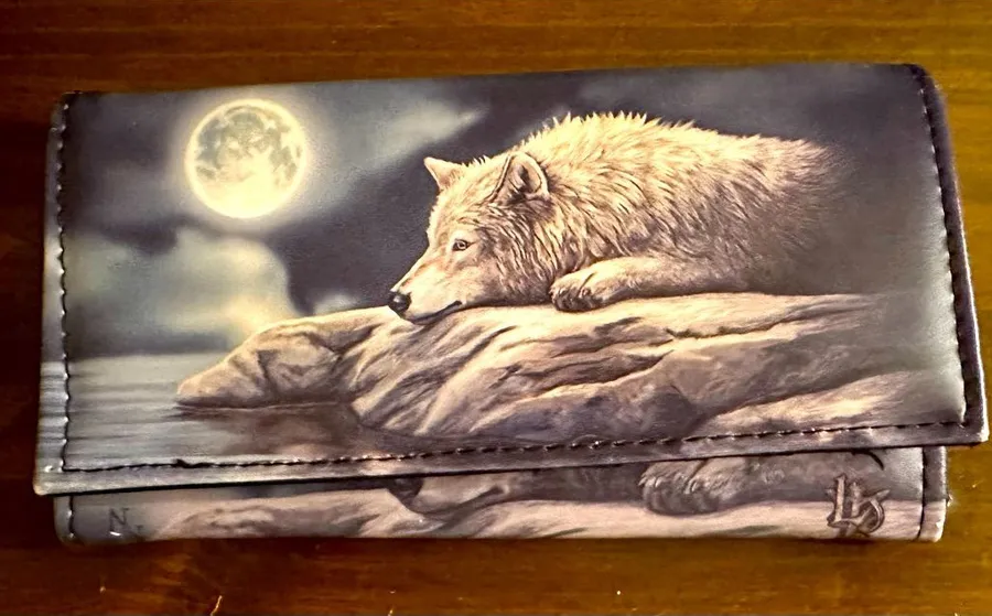 Wolf wallet Blue