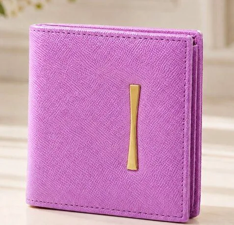 Betsey Johnson Purple Bow Bar Bifold Wallet Gold Tone NWT