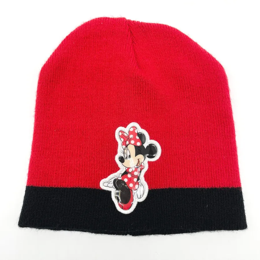 Disney Beanie One Size Minnie Mouse Knit Hat Retro Cartoon Street Cozy Winter