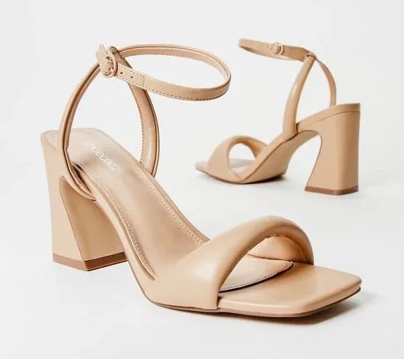 Shoe Dazzle Blush Nude Square