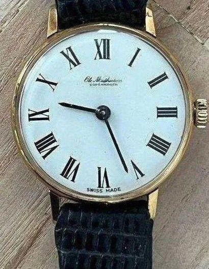 Ole Mathiesen Copenhagen Ultra Rare Authentic Ladies Watch Mechanical Winding