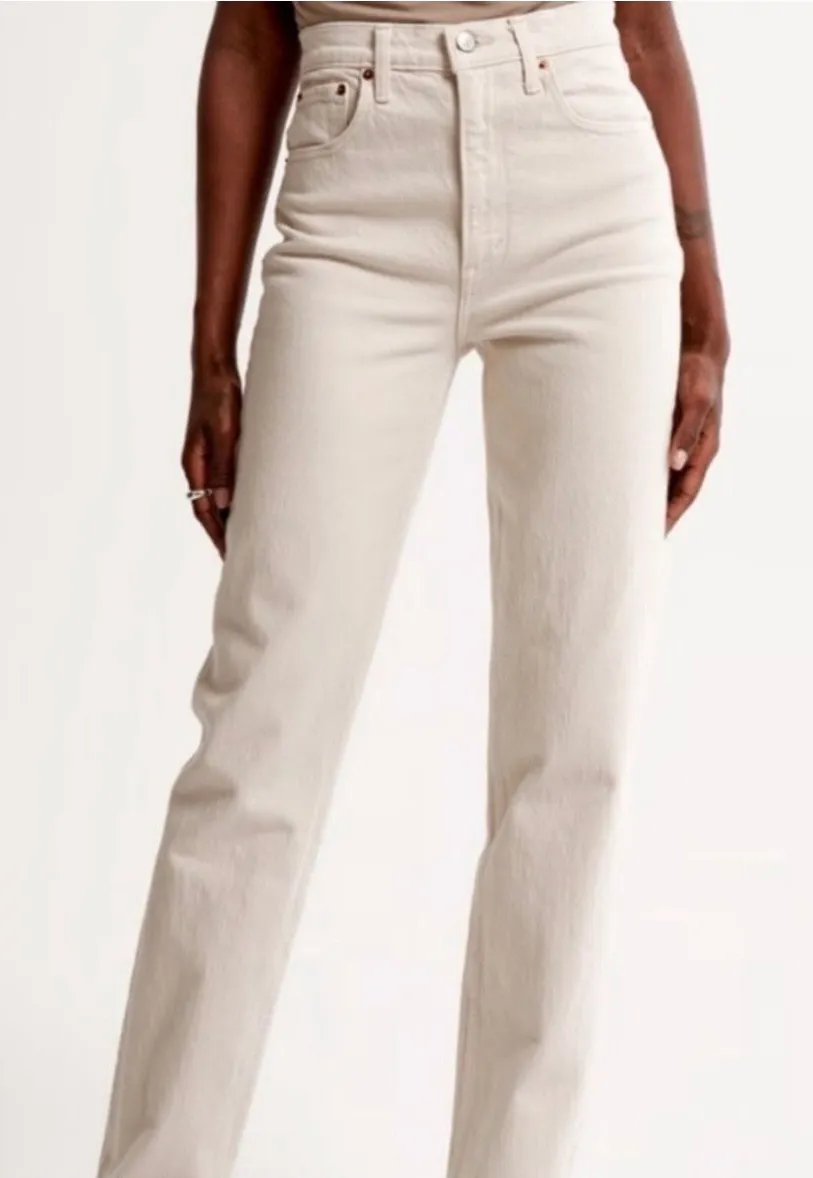 Abercrombie High-Rise 90s Straight Jeans