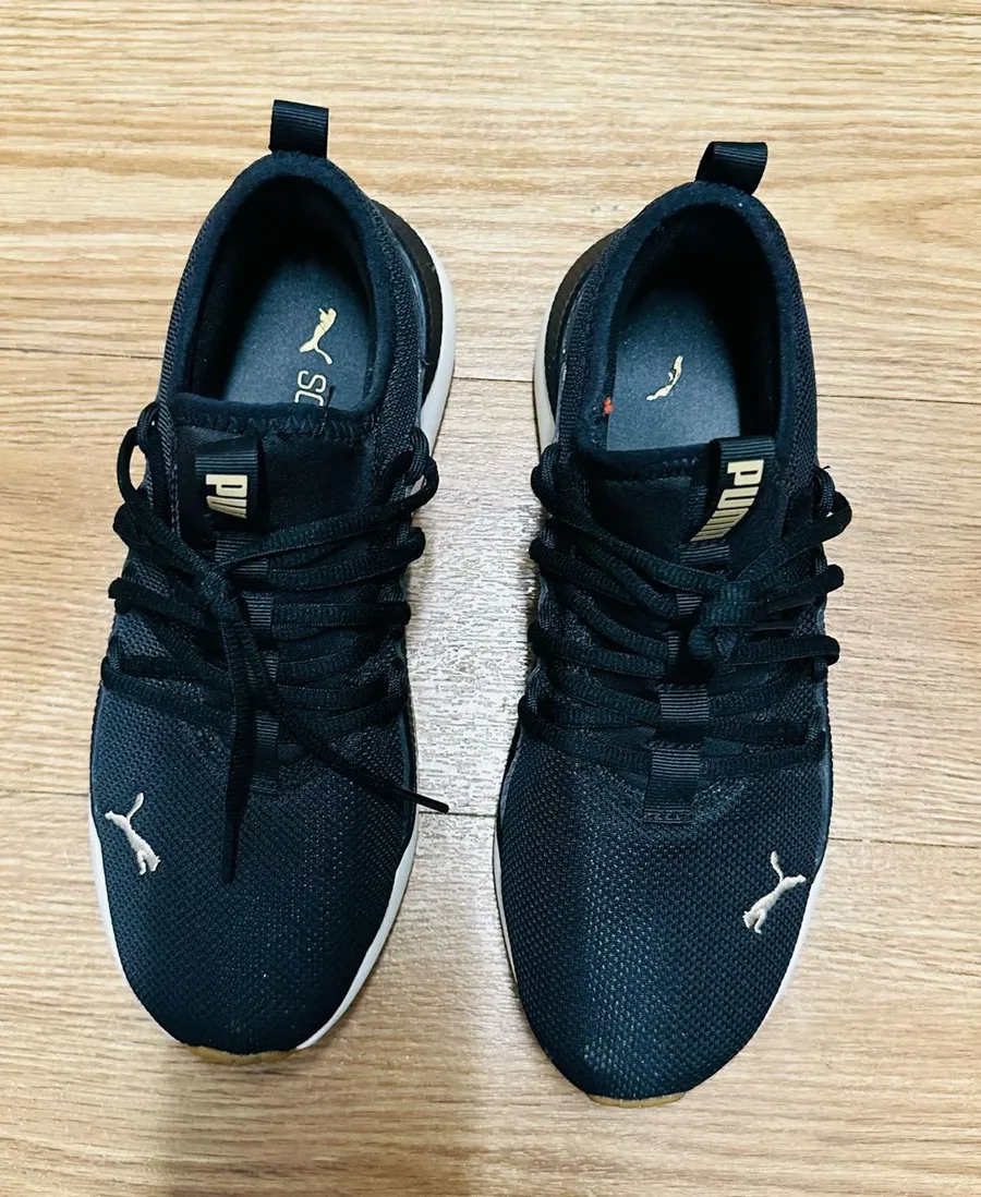 PUMA Women’s Athletic Sneakers – Black | Size US 8