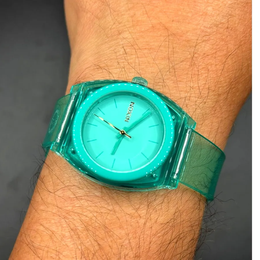 Nixon Medium Time Teller P A1215-309 Turquoise 31mm Watch NIBWT