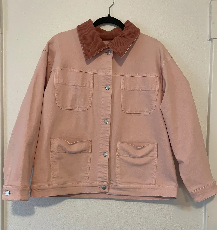 Altar'd State Pink Barn Jacket - New Women | Color: Pink |