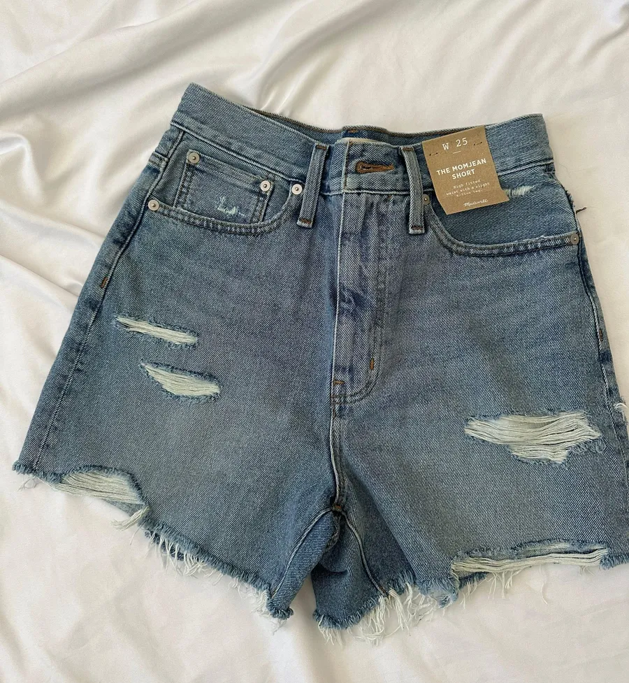 The Mom Jean Shorts