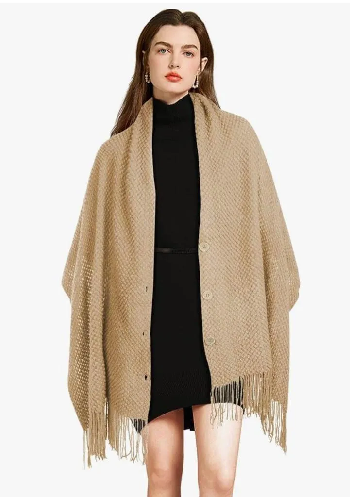 NEW Scarf Shawls Wraps Evening Dresses Travel Career Winter Large Scarves Tan