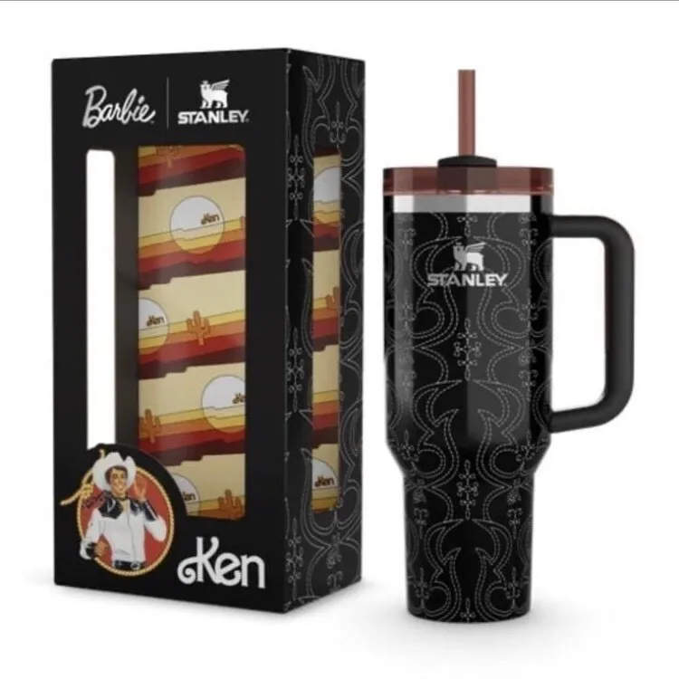 Barbie X Stanley Tumbler Western Howdy Ken Limited Edition Black