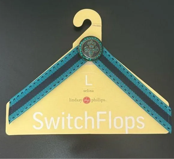 LINDSAY PHILLIPS “Selina” SwitchFlops Interchangeable Straps Large US 9