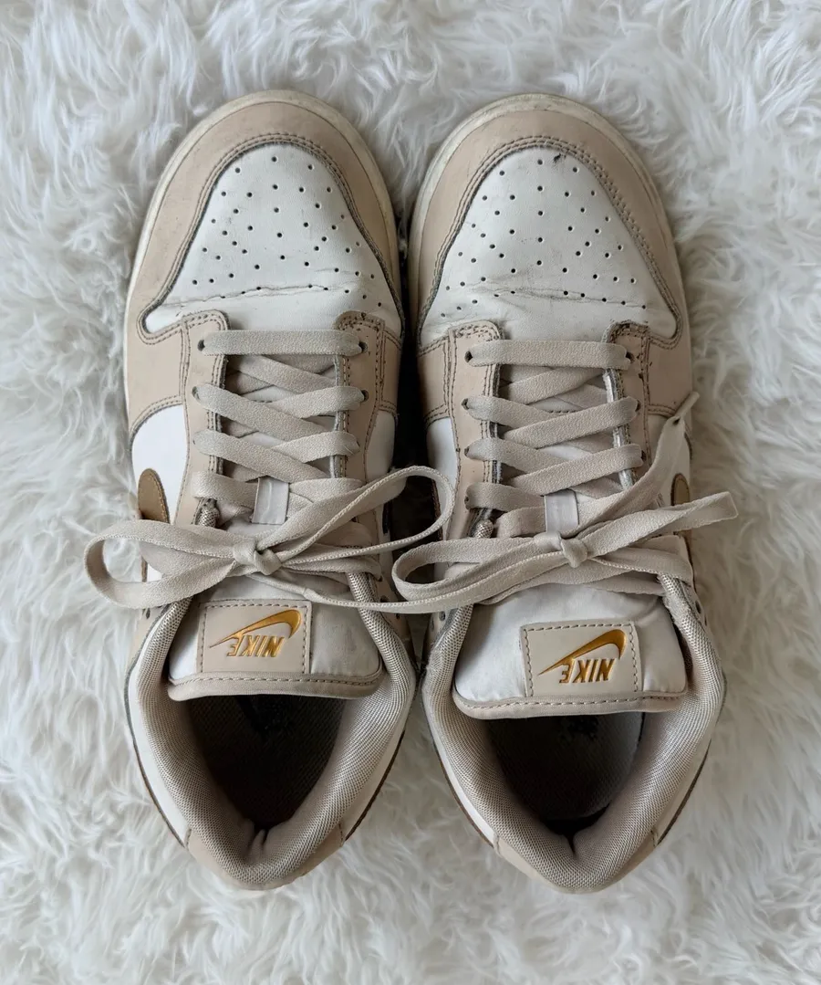 Nike Dunk Low Phantom Metallic Gold Women's Sneakers (DX5930-001)