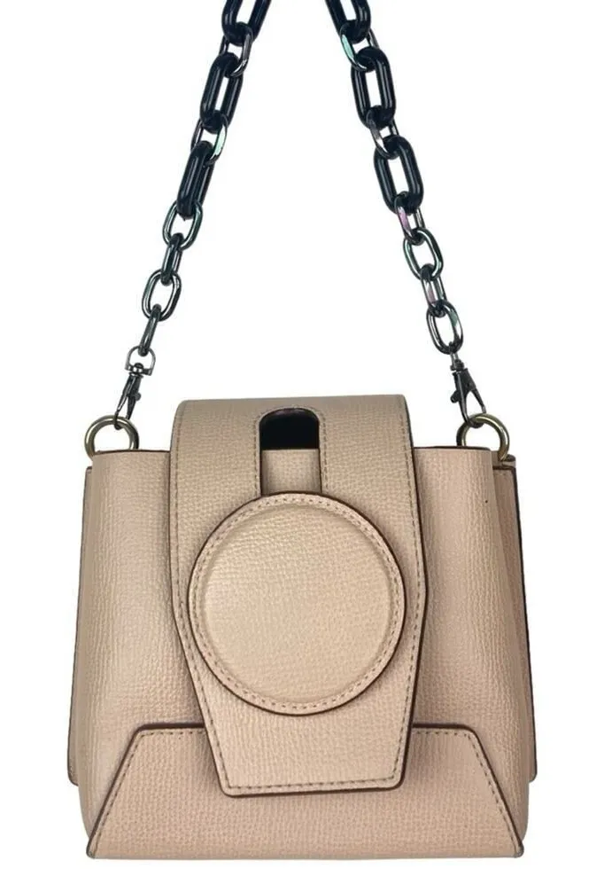 YUZEFI Leather Daria ShouldernBag in Blush - $545.