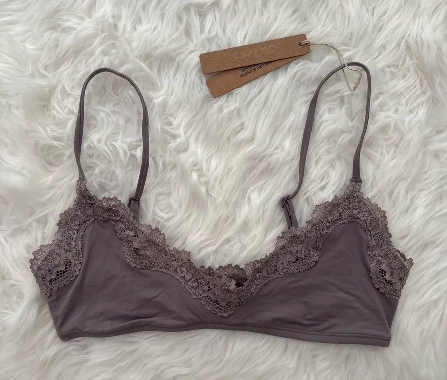 Skims Fits Everybody Lace Scoop Bralette Zinc Multi Size Small