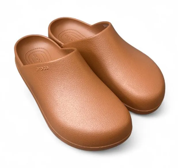 Crocs Dylan Clog Slip on Brown Mule Classic Durable Comfortable Orthotic Size 10