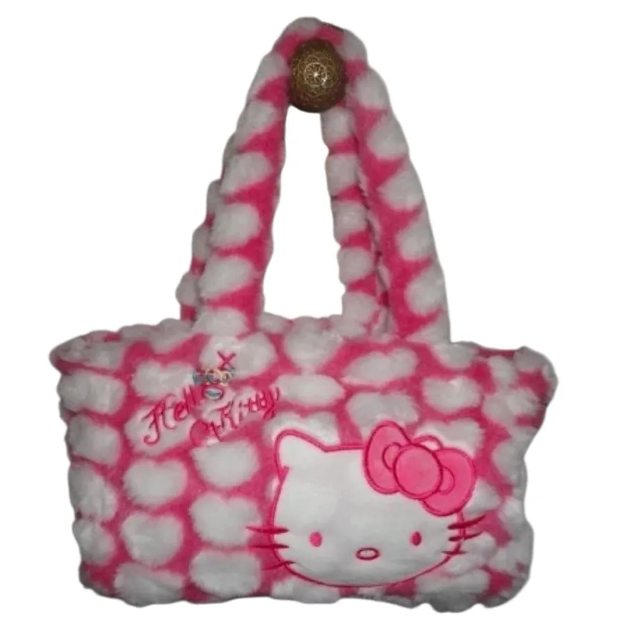 Hello Kitty Furry Tote NWT