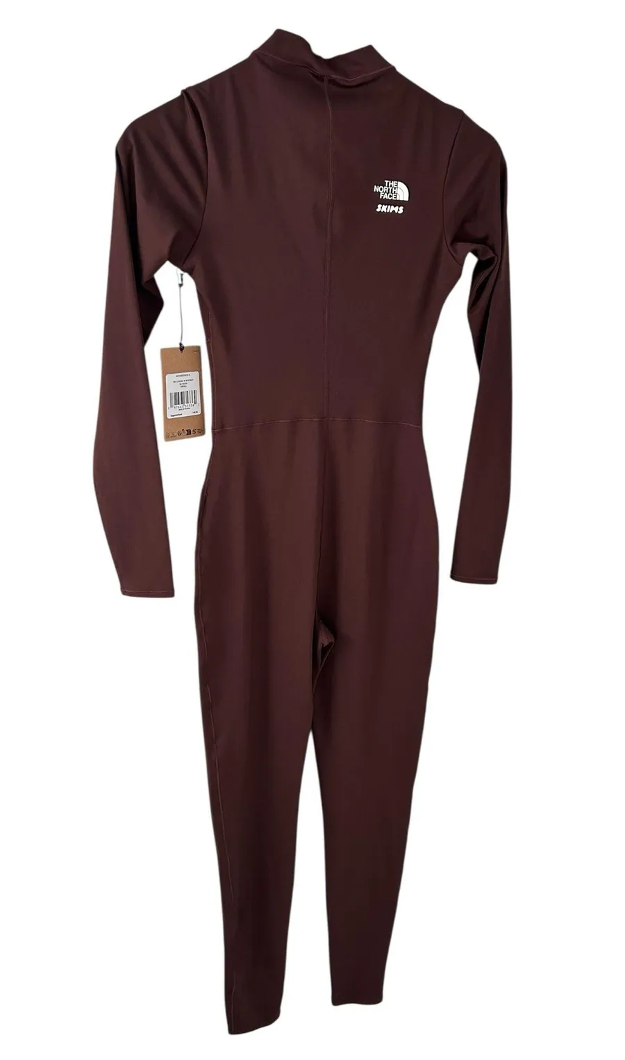 The Northface x Skims Refina Bodysuit in Cocoa Size Small NWT Authentic