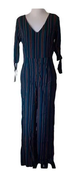5/$30 🎈 Wild fable medium‎ striped jumpsuit