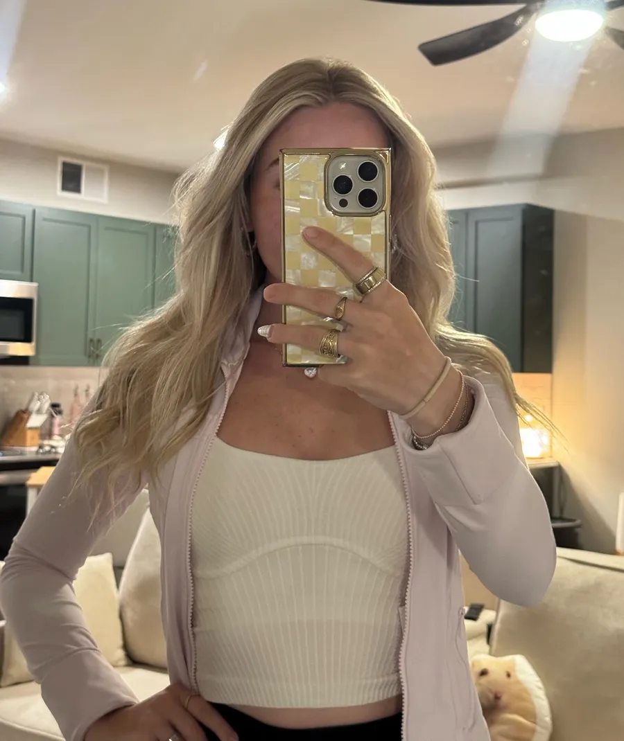Lululemon Ebb To Street Racerback Cropped Tank