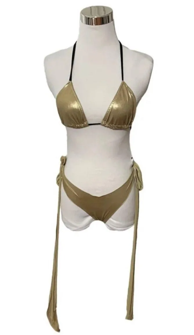 Gold 2pc Festy Wear