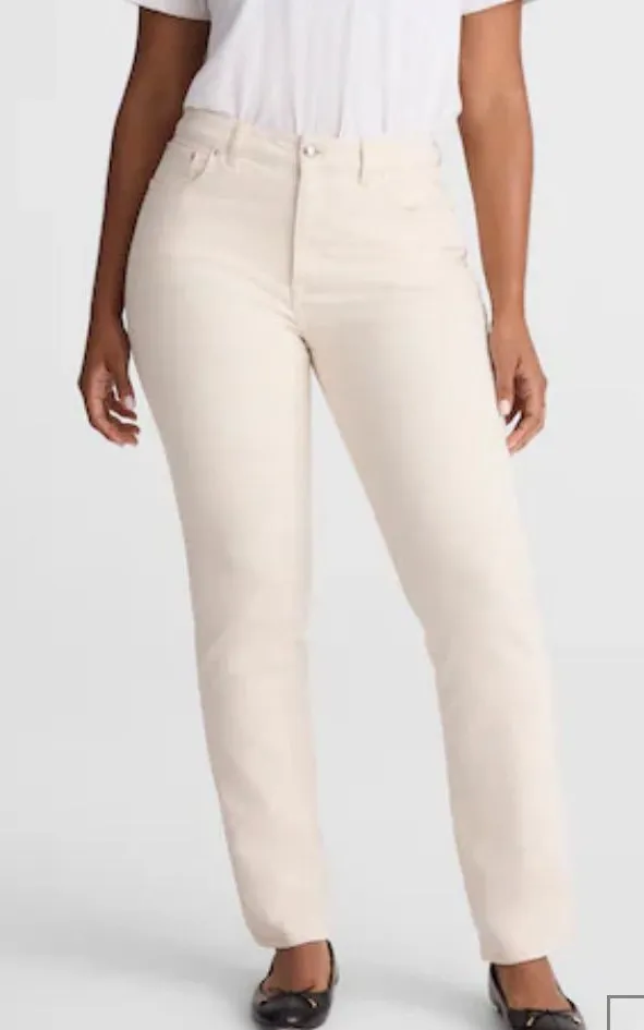Madewell The Curvy Jules Slim-Straight Jean in Vintage Canvas Size 29