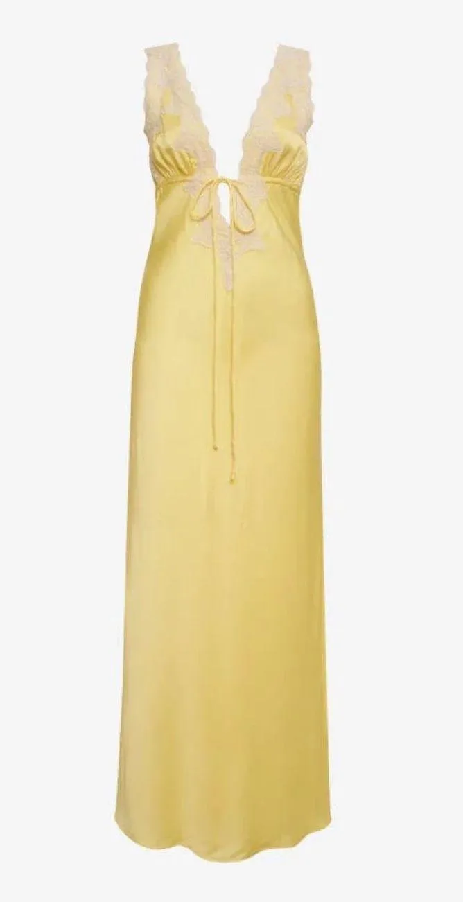 Yellow Maxi Dress Size L