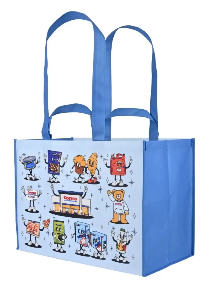 Costco KeepCool Character Oversized Tote Bag. Blue