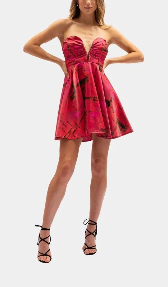 ✨AURETA Pink Amia Mini Sz Small Dress✨ Pink