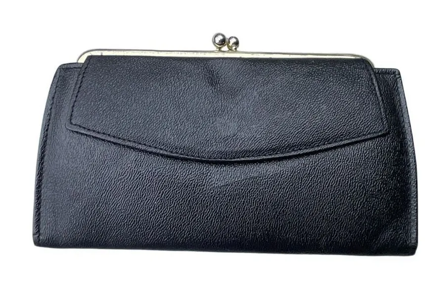 Vintage Renwick Morro Calf leather wallet. Black