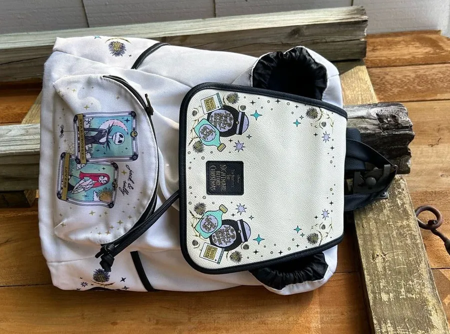 Loungefly The Nightmare Before Christmas Tarot Card Slouch Backpack