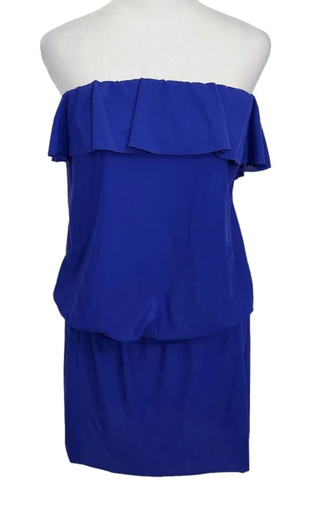 Eco Swim Blue Strapless Swim Cover