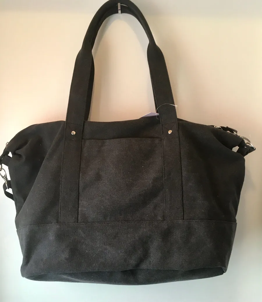 Large Canvas Bag Black