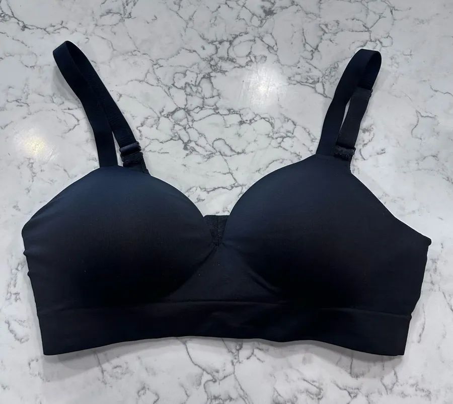 Truekind Black Supportive Comfort Wireless Shaping Bra Size XL